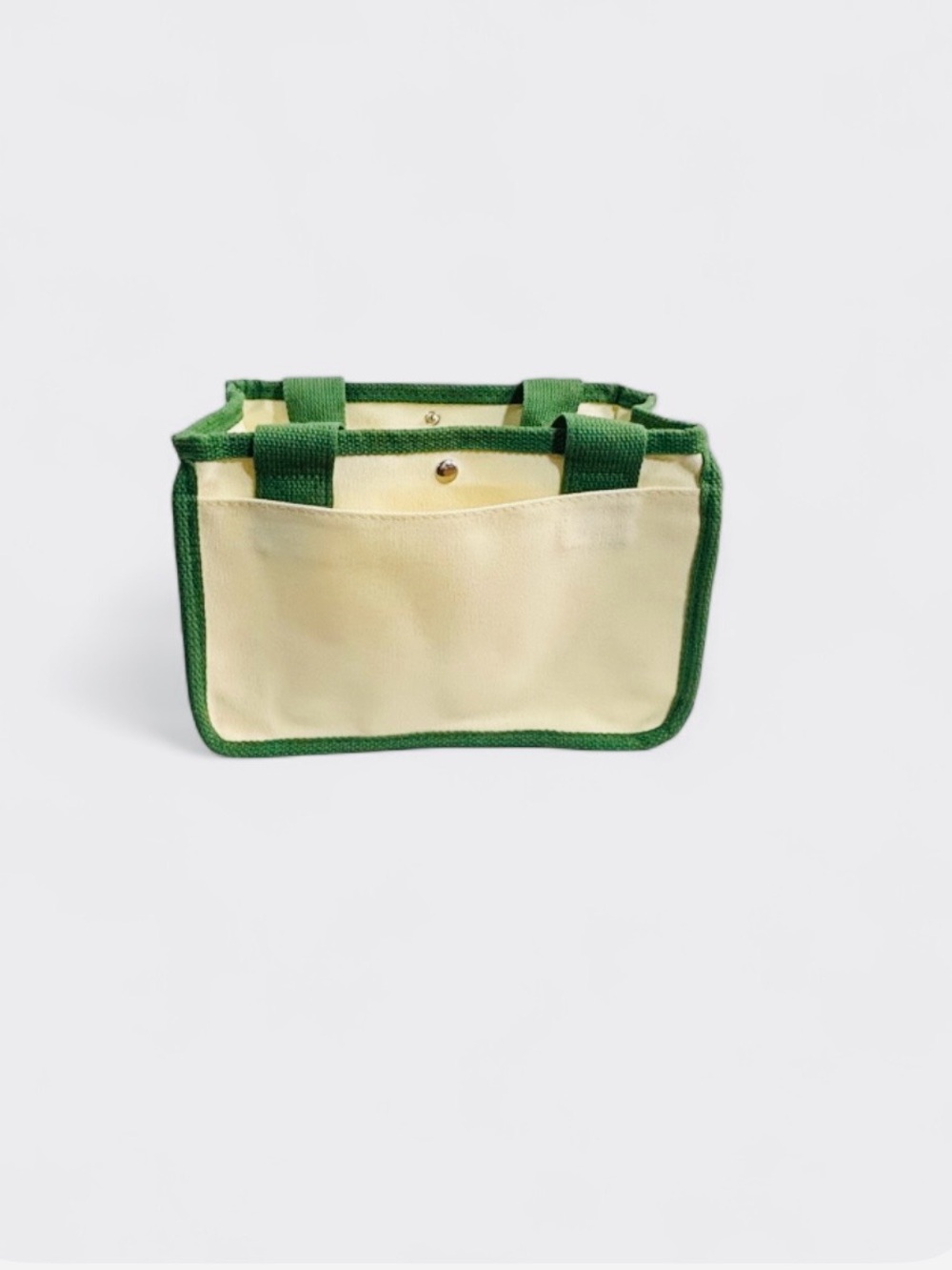 Peanuts Canvas Tote Bag with Green Trim and Cream Body - Picture 6 of 6